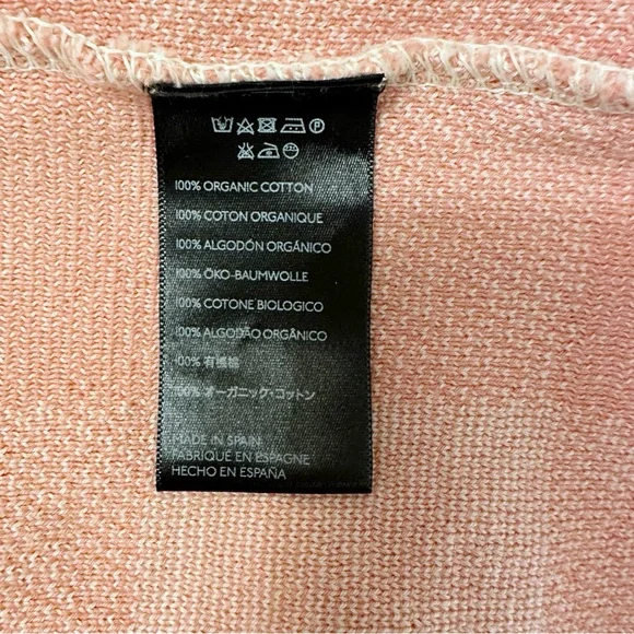 Anthropologie La Casita De Wendy Plaid Poncho Organic Cotton Top Size Large - Picture 8 of 8